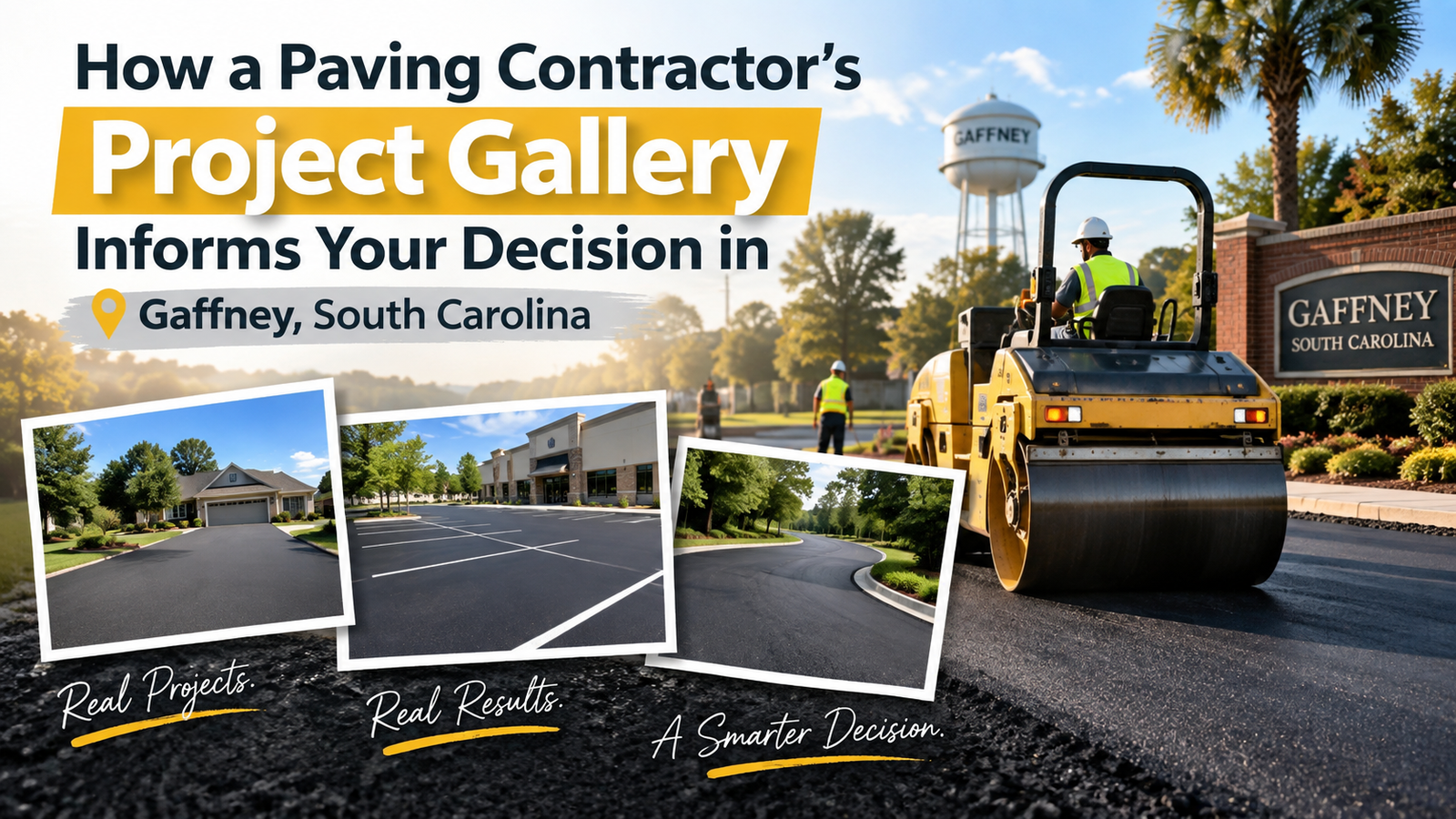 How a Paving Contractor's Project Gallery Informs Your Decision in Gaffney, South Carolina